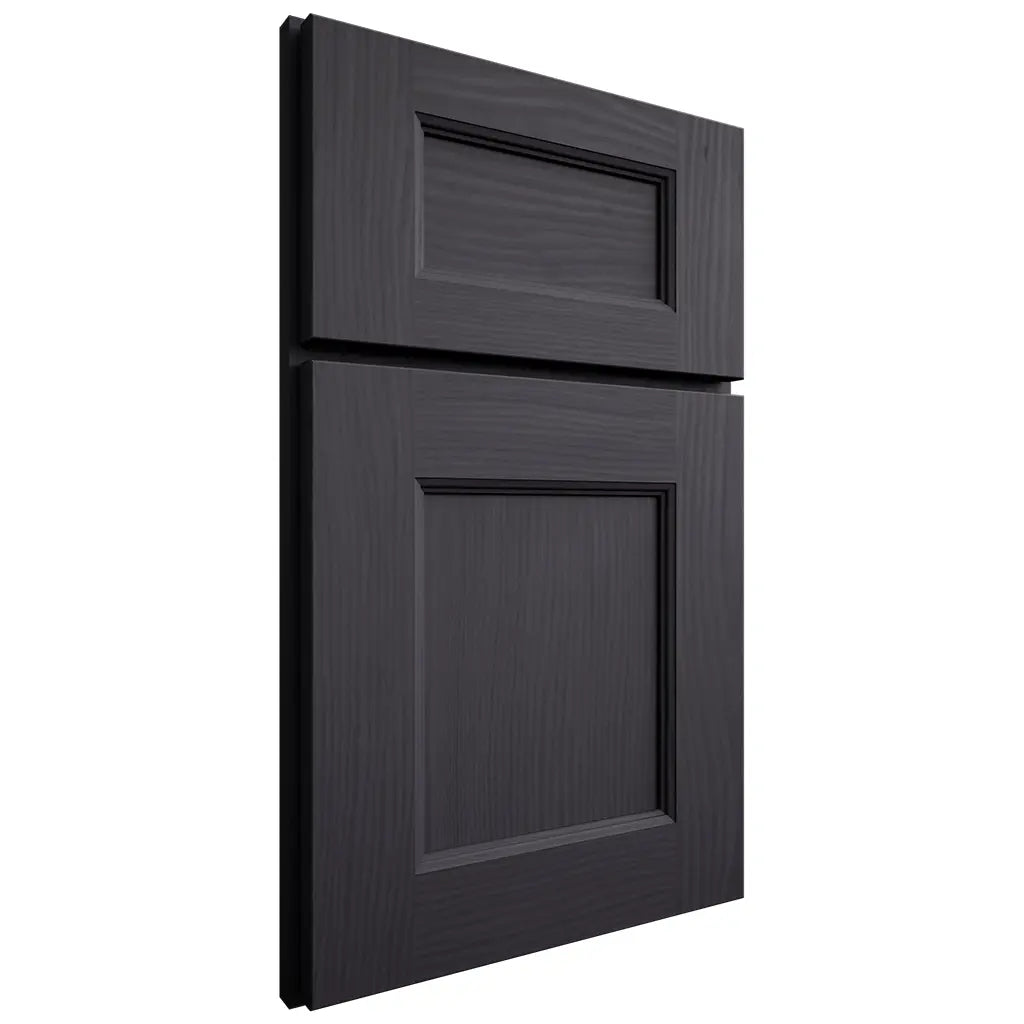 Shiloh Cabinetry Full Overlay Aspen White Oak Plain Cut Harbor Door