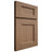 Shiloh Cabinetry Full Overlay Aspen White Oak Plain Cut Medium Door