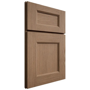 Shiloh Cabinetry Full Overlay Aspen White Oak Plain Cut Medium Door