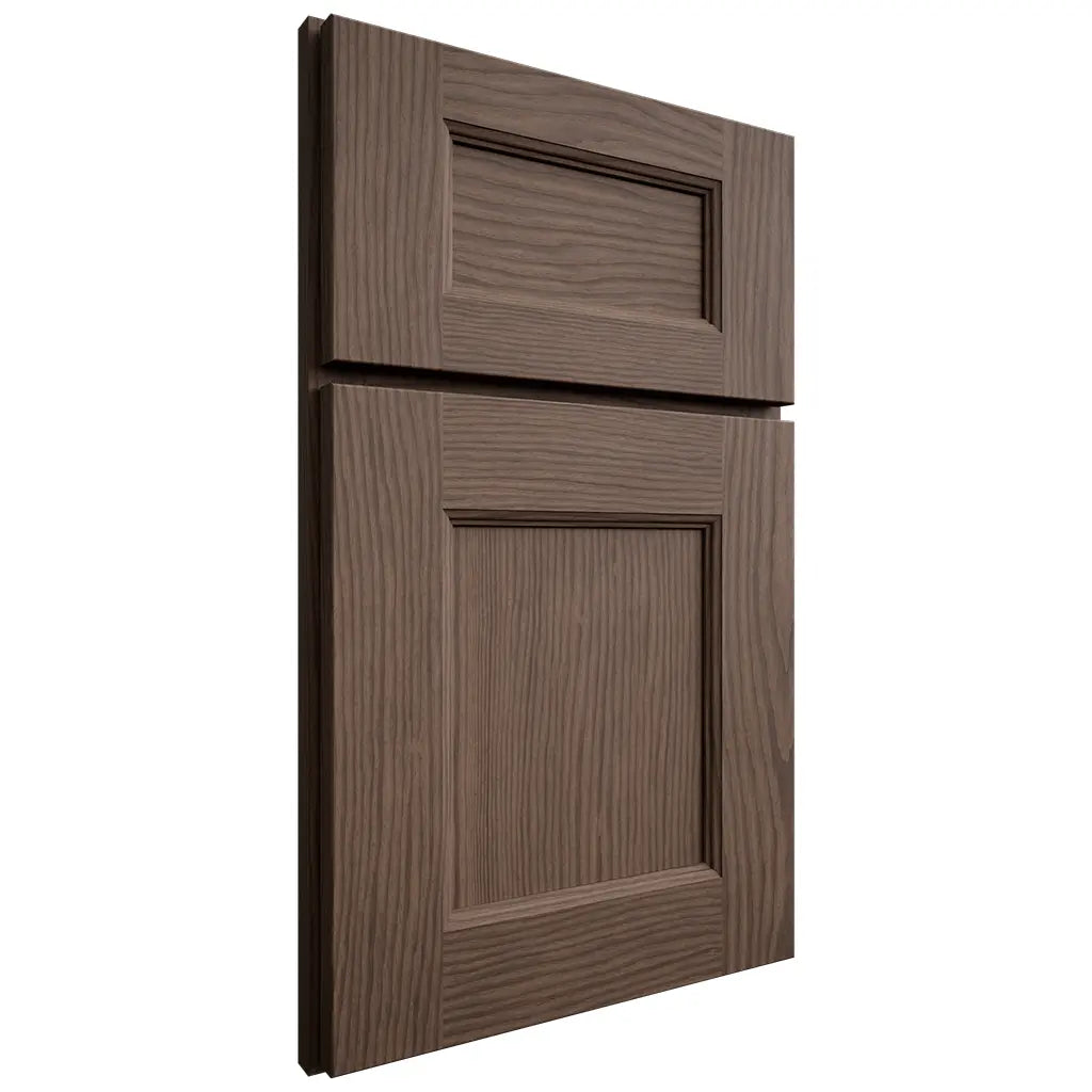 Shiloh Cabinetry Full Overlay Aspen White Oak Plain Cut Mineral Door