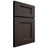 Shiloh Cabinetry Full Overlay Aspen White Oak Plain Cut Morel Door