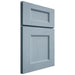 Shiloh Cabinetry Full Overlay Aspen White Oak Plain Cut Sky Door