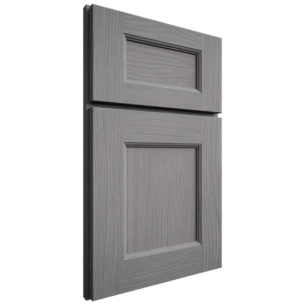 Shiloh Cabinetry Full Overlay Aspen White Oak Plain Cut Sterling Door
