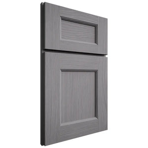 Shiloh Cabinetry Full Overlay Aspen White Oak Plain Cut Sterling Door