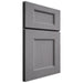 Shiloh Cabinetry Full Overlay Aspen White Oak Plain Cut Sterling Door