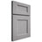 Shiloh Cabinetry Full Overlay Aspen White Oak Plain Cut Stratus Door