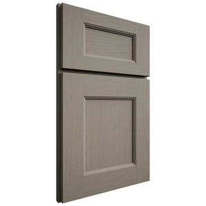 Shiloh Cabinetry Full Overlay Aspen White Oak Plain Cut Thyme Door