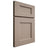 Shiloh Cabinetry Full Overlay Aspen White Oak Plain Cut Whitewash Door