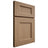 Shiloh Cabinetry Full Overlay Aspen White Oak Quarter Sawn Natural Door