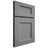 Shiloh Cabinetry Full Overlay Aspen White Oak Quarter Sawn Sterling Door