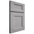 Shiloh Cabinetry Full Overlay Aspen White Oak Quarter Sawn Stratus Door