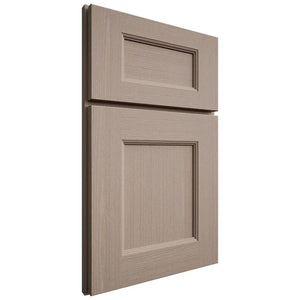 Shiloh Cabinetry Full Overlay Aspen White Oak Quarter Sawn Whitewash Door