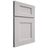 Shiloh Cabinetry Full Overlay Aspen White Oak Rift Cut Cotton Door