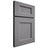 Shiloh Cabinetry Full Overlay Aspen White Oak Rift Cut Sterling Door