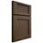 Shiloh Cabinetry Full Overlay Beaded Century Alder Plain Cut Caviar Door
