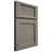 Shiloh Cabinetry Full Overlay Beaded Century Alder Plain Cut Thyme Door