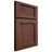 Shiloh Cabinetry Full Overlay Beaded Century Cherry Plain Cut Bourbon Door