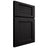 Shiloh Cabinetry Full Overlay Beaded Century Cherry Plain Cut Espresso Door