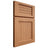 Shiloh Cabinetry Full Overlay Beaded Century Cherry Plain Cut Natural Door