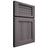 Shiloh Cabinetry Full Overlay Beaded Century Hickory Plain Cut Cadet Door