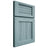 Shiloh Cabinetry Full Overlay Beaded Century Hickory Plain Cut Sky Door
