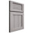 Shiloh Cabinetry Full Overlay Beaded Century Hickory Plain Cut Stratus Door