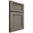 Shiloh Cabinetry Full Overlay Beaded Century Hickory Plain Cut Thyme Door