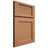 Shiloh Cabinetry Full Overlay Beaded Century Maple Plain Cut Cashmere Door