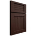 Shiloh Cabinetry Full Overlay Beaded Century Maple Plain Cut Cocoa Door