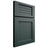 Shiloh Cabinetry Full Overlay Beaded Century Paintable Billiard Green Door