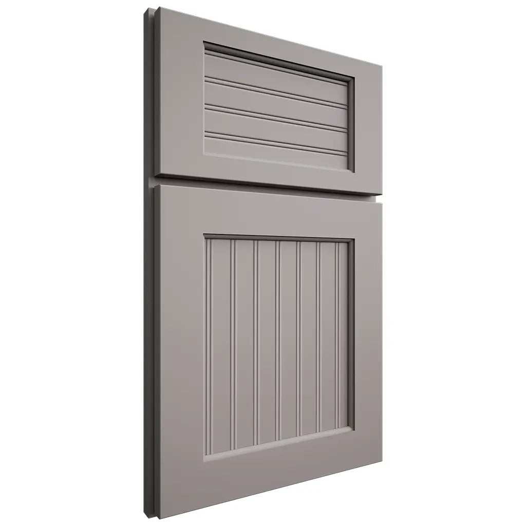 Shiloh Cabinetry Full Overlay Beaded Century Paintable Dovetail Gray Door