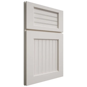 Shiloh Cabinetry Full Overlay Beaded Century Paintable Eggshell Door