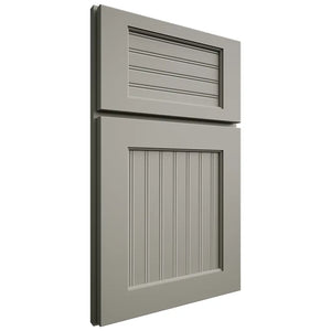 Shiloh Cabinetry Full Overlay Beaded Century Paintable Evergreen Fog Door