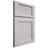 Shiloh Cabinetry Full Overlay Beaded Century Paintable Light French Gray Door