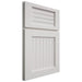 Shiloh Cabinetry Full Overlay Beaded Century Paintable Soft White Door