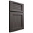 Shiloh Cabinetry Full Overlay Beaded Century Paintable Urbane Bronze Door