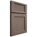 Shiloh Cabinetry Full Overlay Beaded Century Poplar Plain Cut River Rock Door