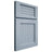 Shiloh Cabinetry Full Overlay Beaded Century Poplar Plain Cut Sky Door