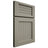Shiloh Cabinetry Full Overlay Beaded Century Red Oak Plain Cut Thyme Door