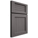 Shiloh Cabinetry Full Overlay Beaded Century Walnut Plain Cut Cadet Door