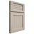 Shiloh Cabinetry Full Overlay Beaded Century Walnut Plain Cut Seagull Door