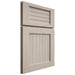 Shiloh Cabinetry Full Overlay Beaded Century Walnut Plain Cut Seagull Door