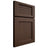 Shiloh Cabinetry Full Overlay Beaded Century White Oak Plain Cut Braun Door