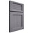 Shiloh Cabinetry Full Overlay Beaded Century White Oak Plain Cut Cadet Door