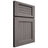 Shiloh Cabinetry Full Overlay Beaded Century White Oak Plain Cut Flagstone Door