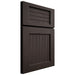 Shiloh Cabinetry Full Overlay Beaded Century White Oak Plain Cut Morel Door