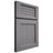 Shiloh Cabinetry Full Overlay Beaded Century White Oak Plain Cut Sterling Door