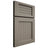 Shiloh Cabinetry Full Overlay Beaded Century White Oak Plain Cut Thyme Door