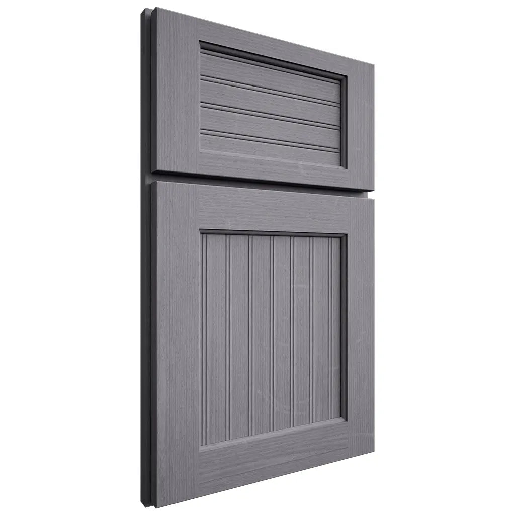 Shiloh Cabinetry Full Overlay Beaded Century White Oak Quarter Sawn Cadet Door