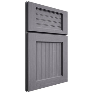 Shiloh Cabinetry Full Overlay Beaded Century White Oak Quarter Sawn Cadet Door